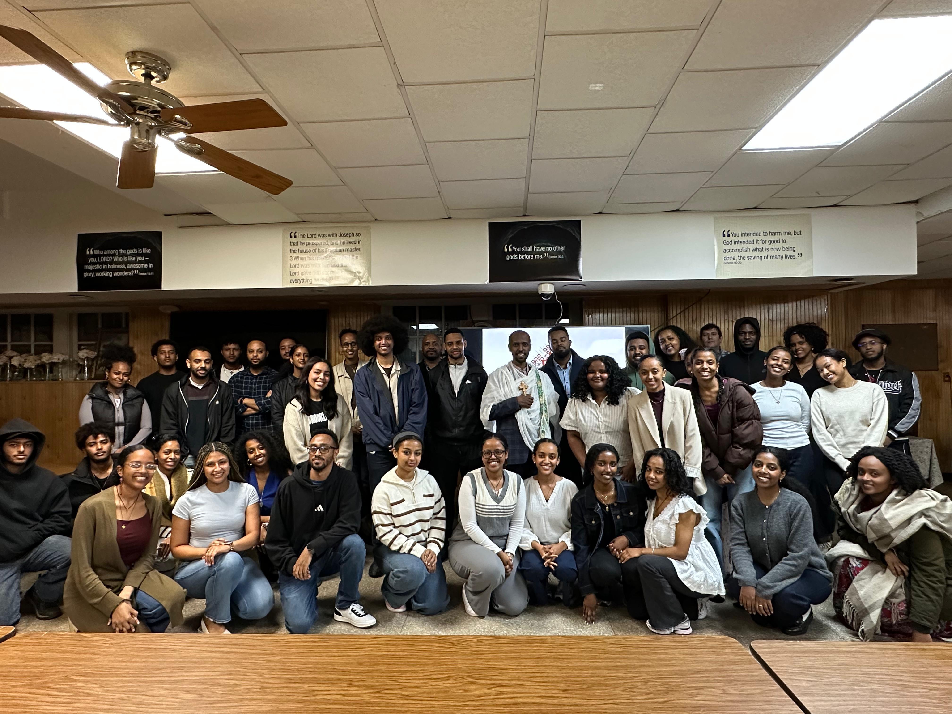 OTY NYC community gathering with clergy and young adults